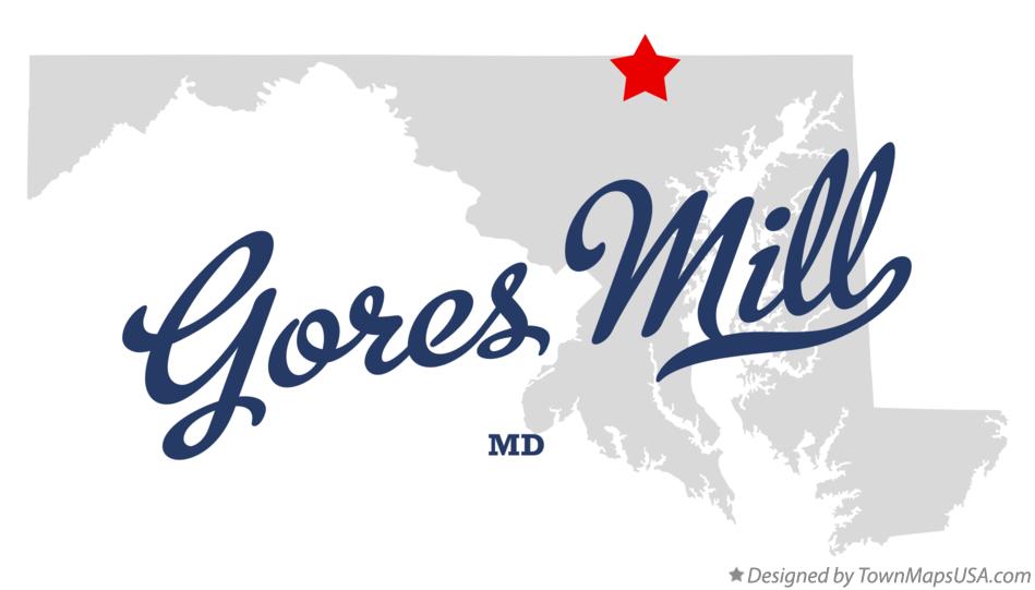 Map of Gores Mill Maryland MD