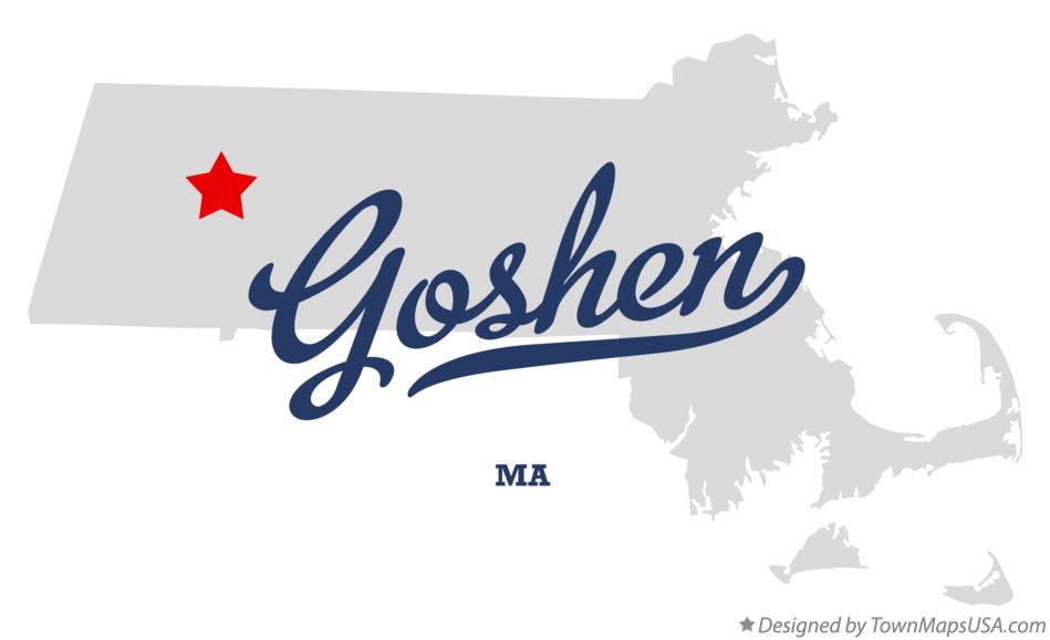 Map of Goshen Massachusetts MA