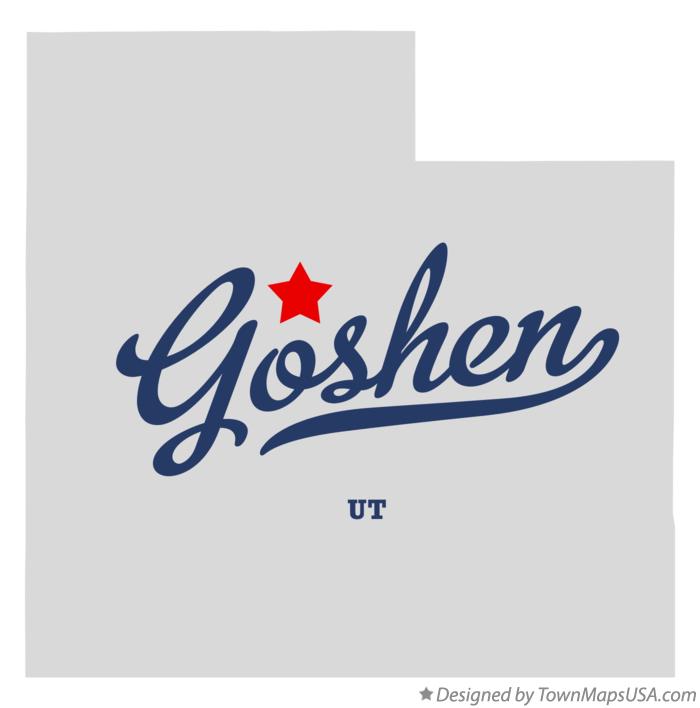 Map of Goshen Utah UT