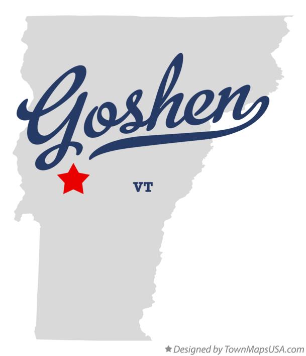 Map of Goshen Vermont VT
