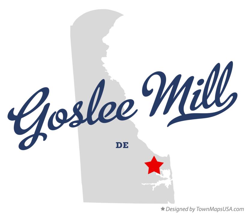 Map of Goslee Mill Delaware DE
