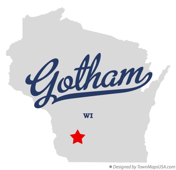Map of Gotham Wisconsin WI