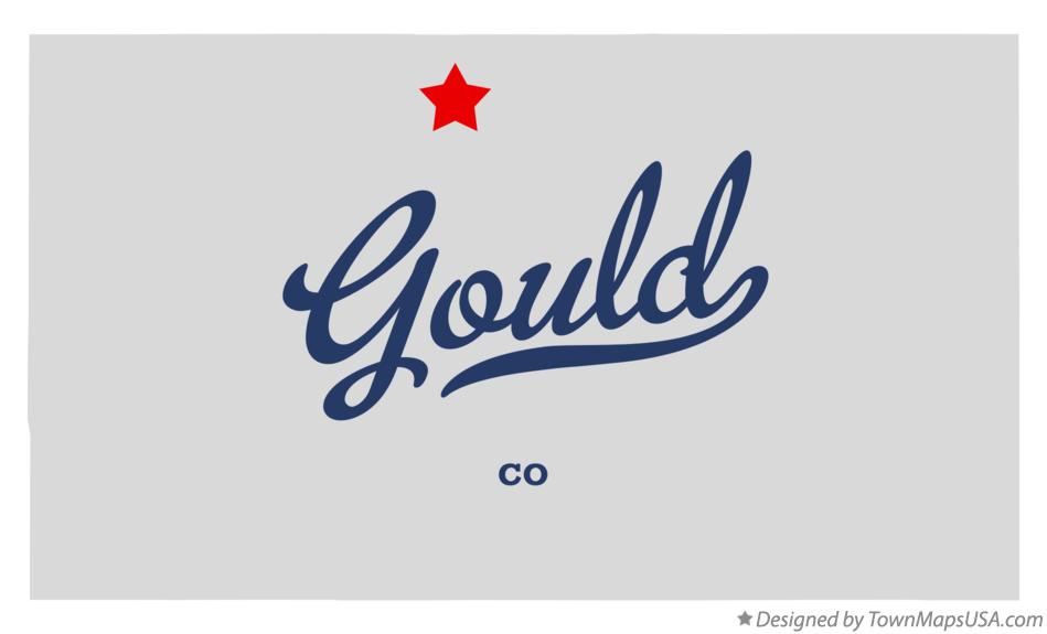 Map of Gould Colorado CO