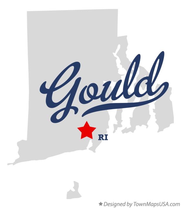 Map of Gould Rhode Island RI