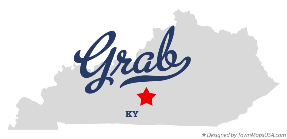 Map of Grab Kentucky KY