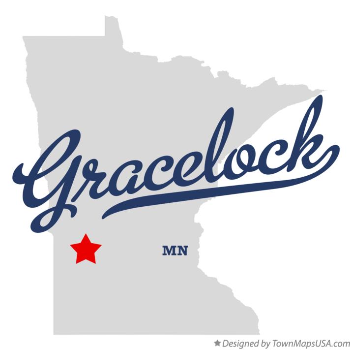 Map of Gracelock Minnesota MN