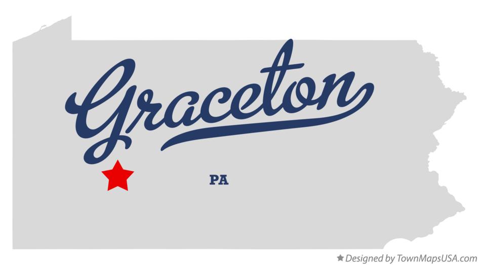 Map of Graceton Pennsylvania PA