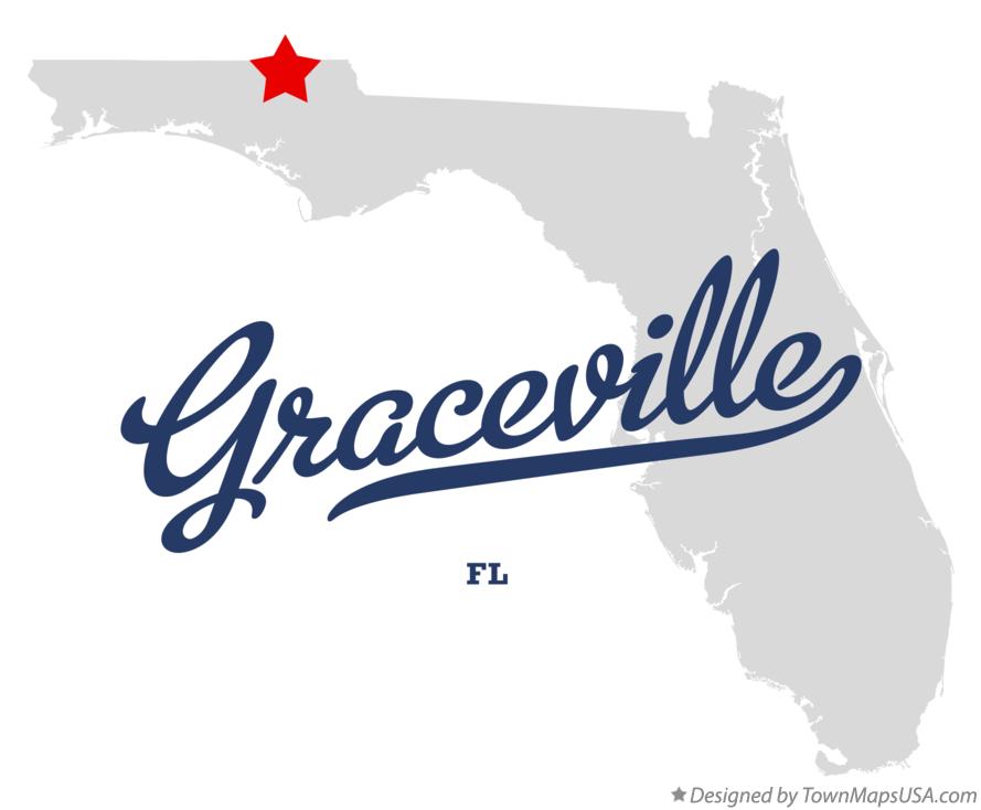 Map of Graceville Florida FL