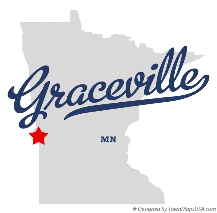 Map of Graceville Minnesota MN