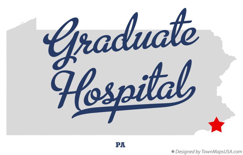 Map of Graduate Hospital Pennsylvania PA