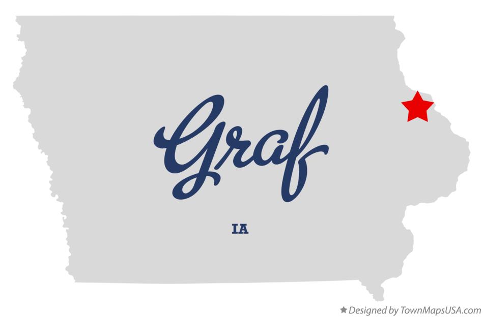 Map of Graf Iowa IA