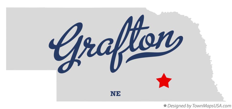 Map of Grafton Nebraska NE