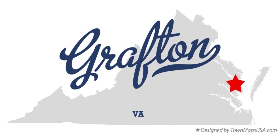 Map of Grafton Virginia VA