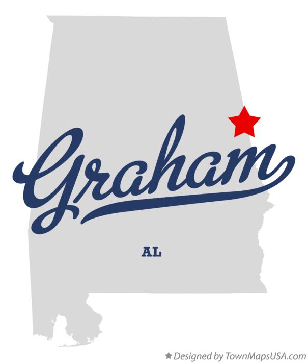 Map of Graham Alabama AL