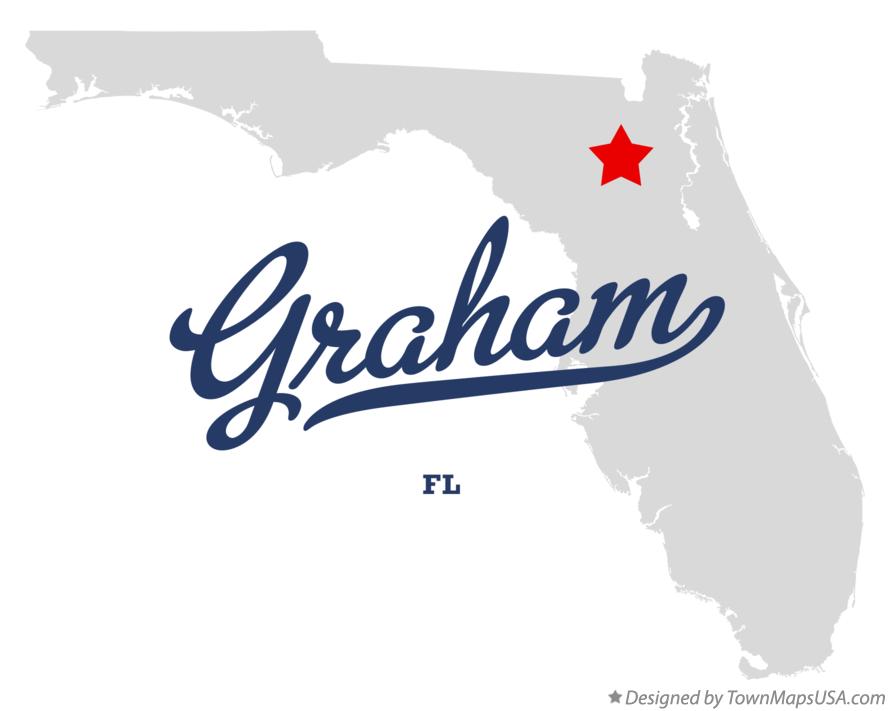 Map of Graham Florida FL