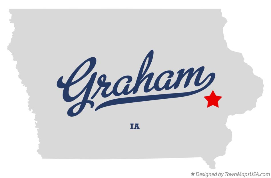 Map of Graham Iowa IA