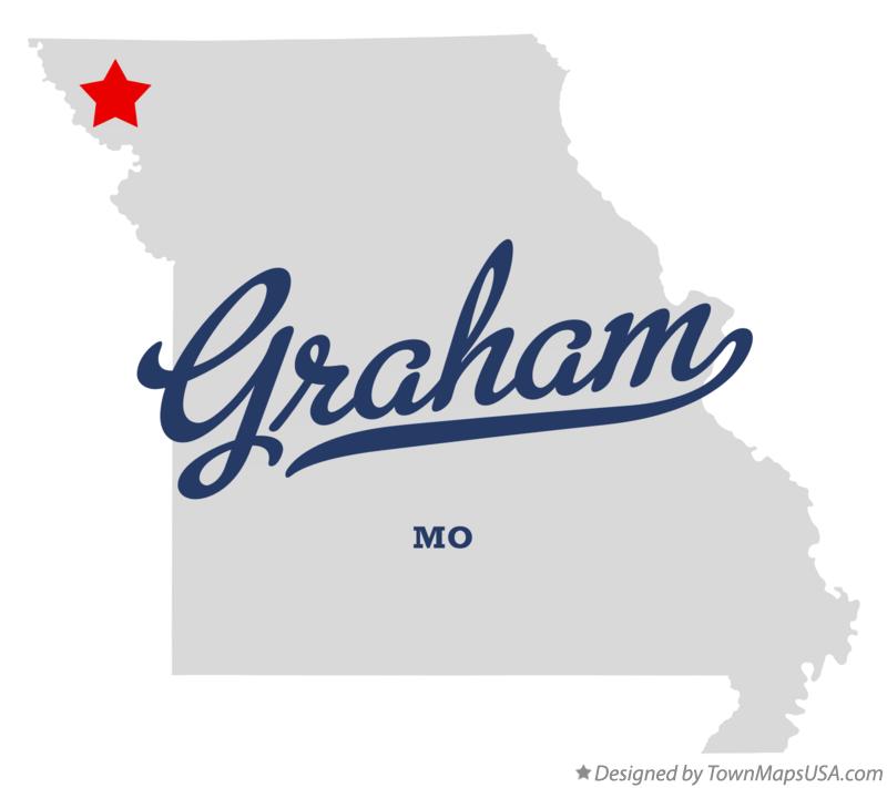 Map of Graham Missouri MO