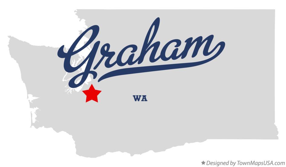 Map of Graham Washington WA