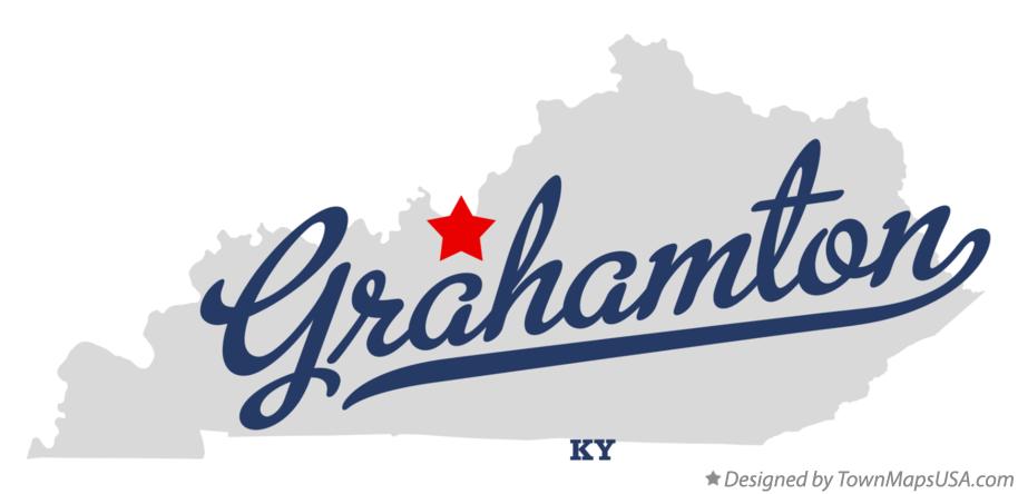 Map of Grahamton Kentucky KY