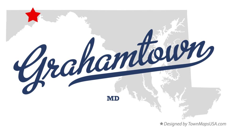 Map of Grahamtown Maryland MD