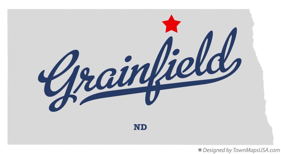 Map of Grainfield North Dakota ND