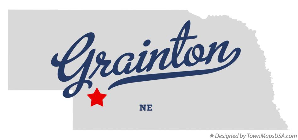 Map of Grainton Nebraska NE