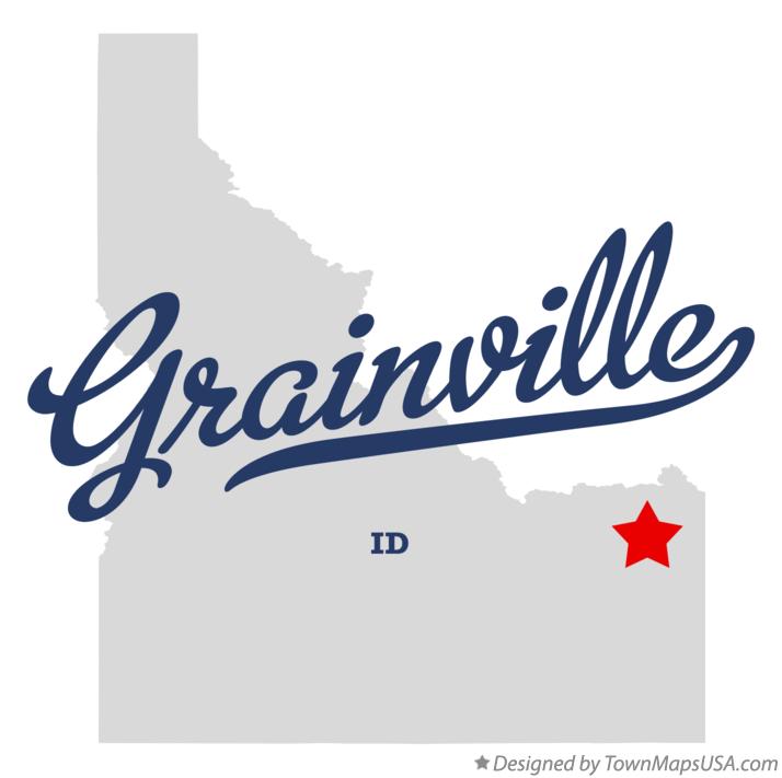 Map of Grainville Idaho ID