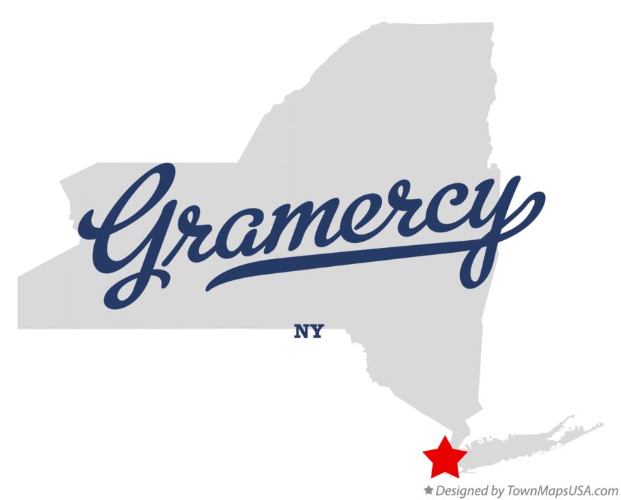 Map of Gramercy New York NY