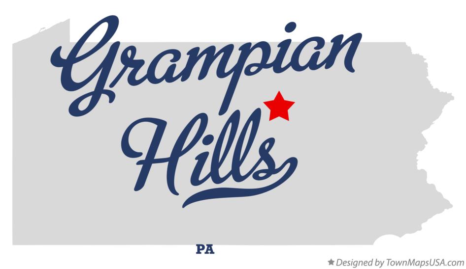 Map of Grampian Hills Pennsylvania PA