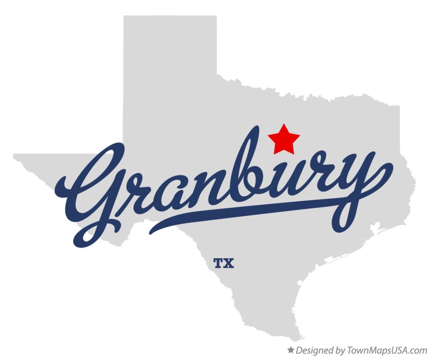 Map of Granbury Texas TX