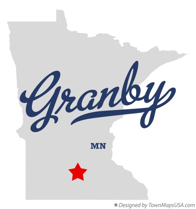 Map of Granby Minnesota MN