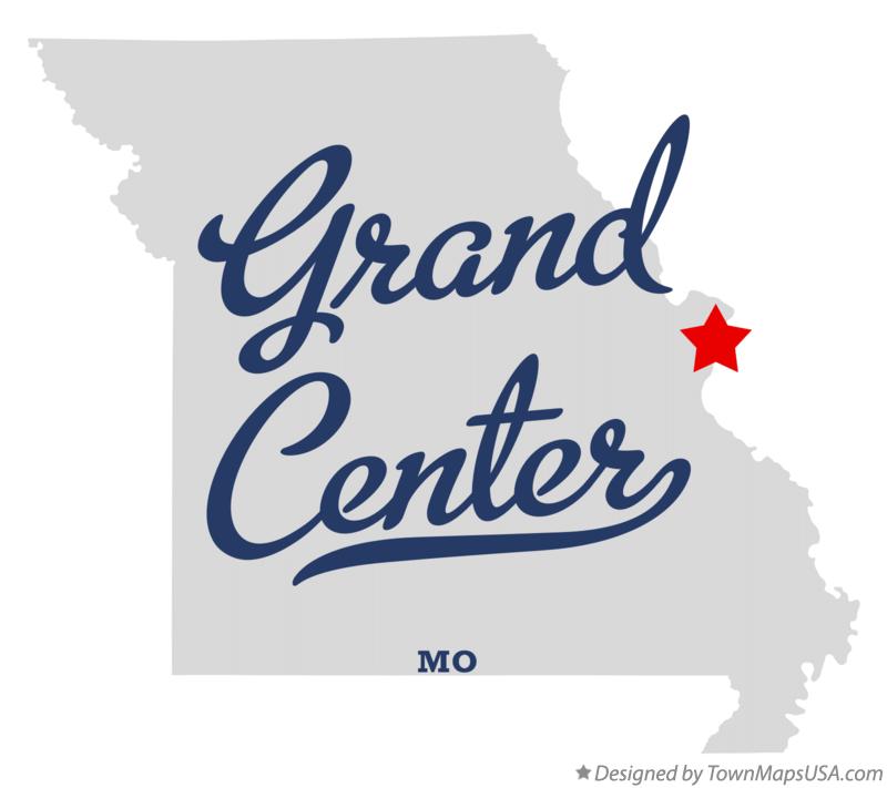 Map of Grand Center Missouri MO