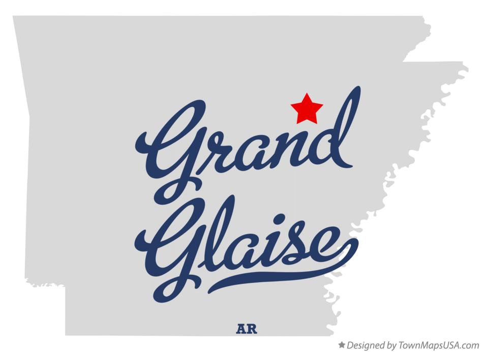 Map of Grand Glaise Arkansas AR