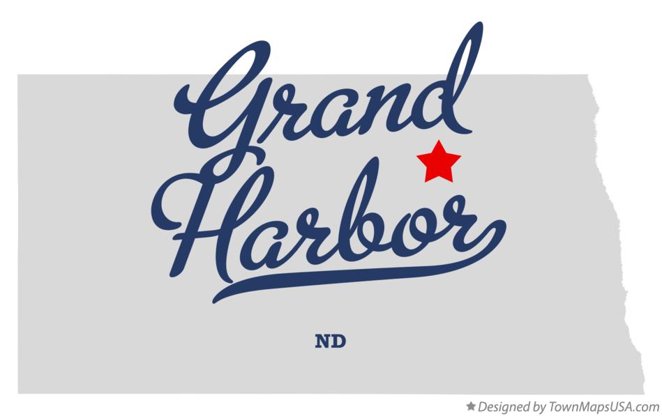 Map of Grand Harbor North Dakota ND