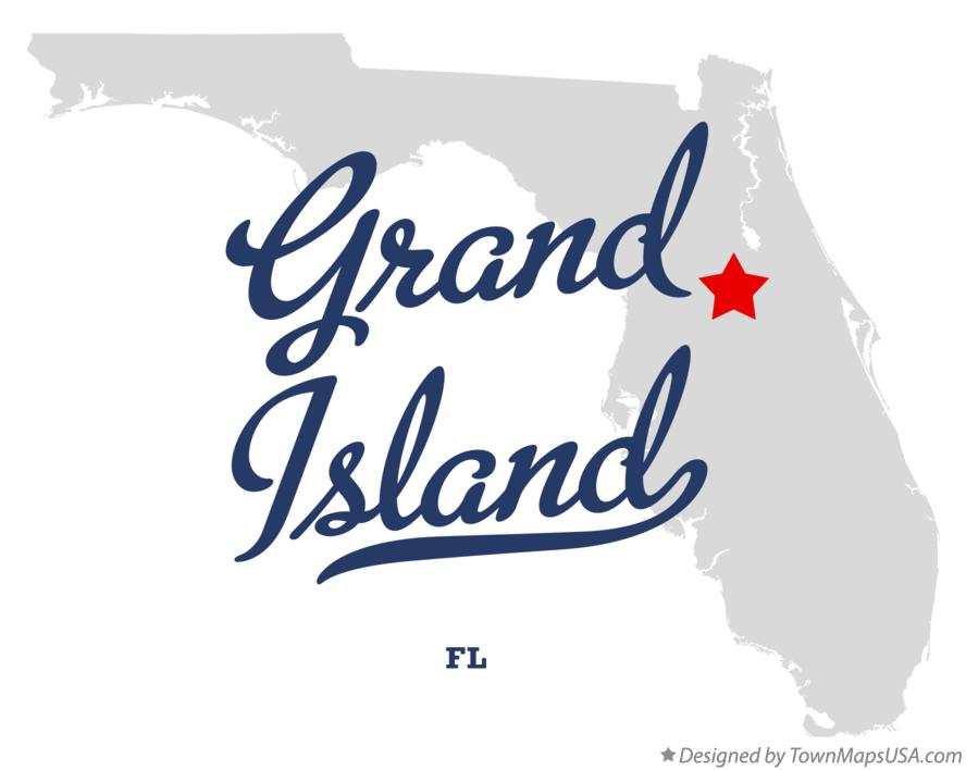 Map Of Grand Island Fl Florida