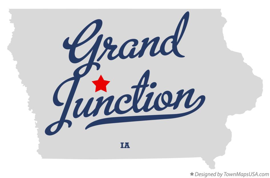 Map of Grand Junction Iowa IA