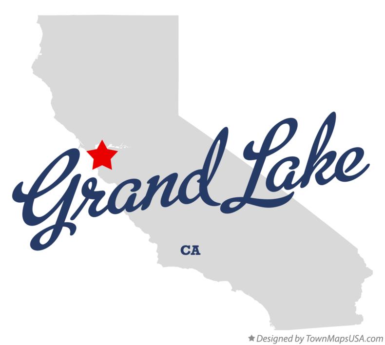 Map of Grand Lake California CA