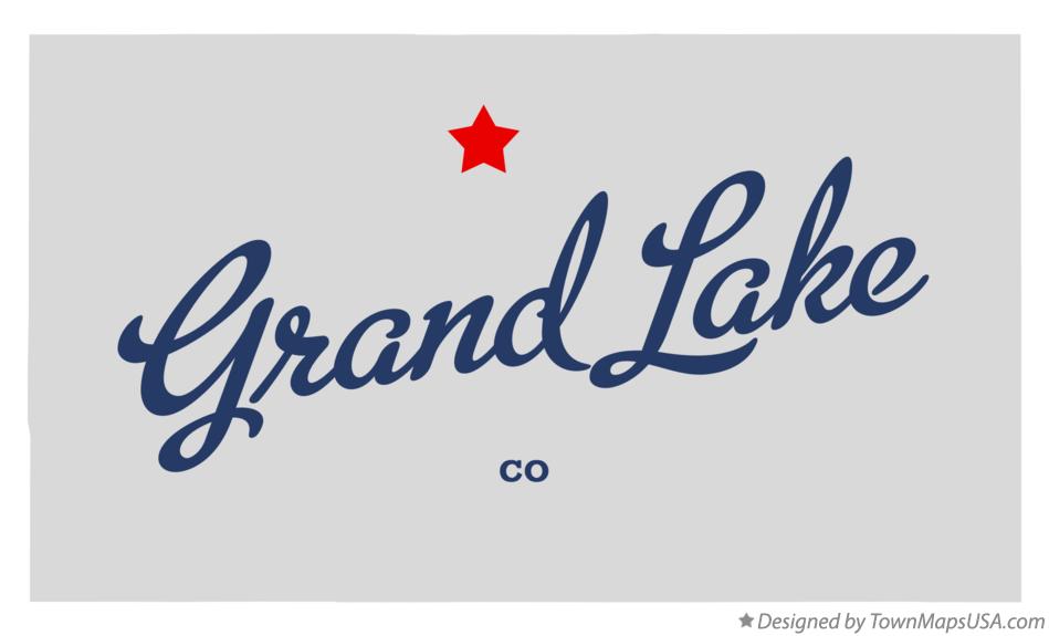 Map of Grand Lake Colorado CO