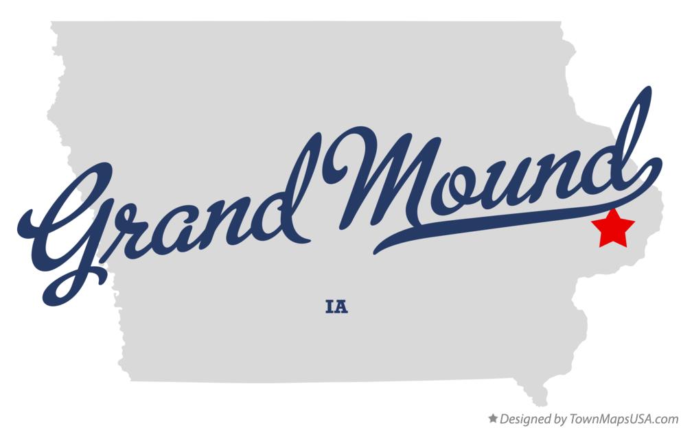 Map of Grand Mound Iowa IA