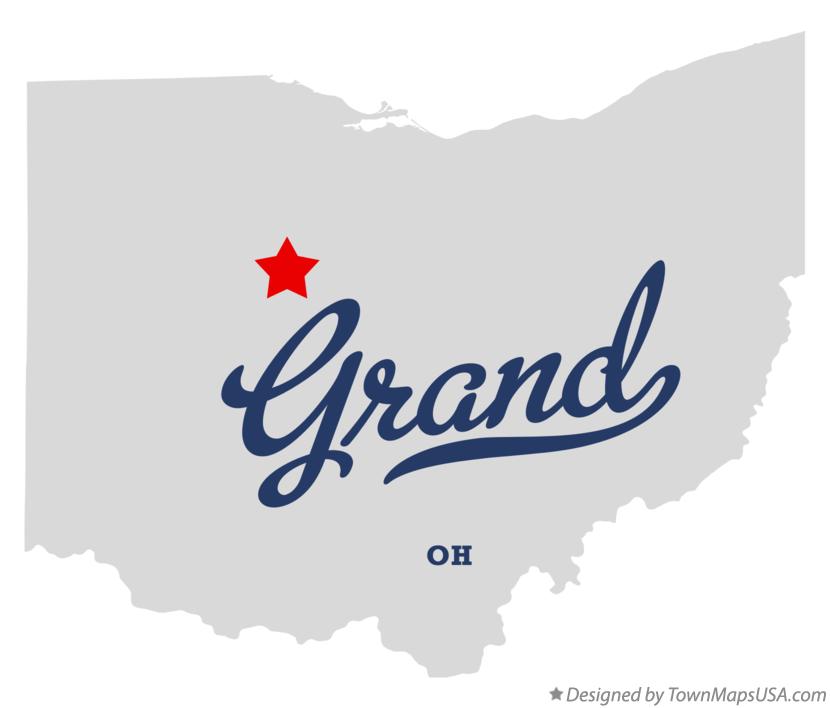 Map of Grand Ohio OH