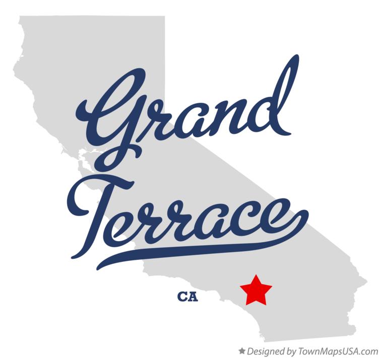 Map of Grand Terrace California CA