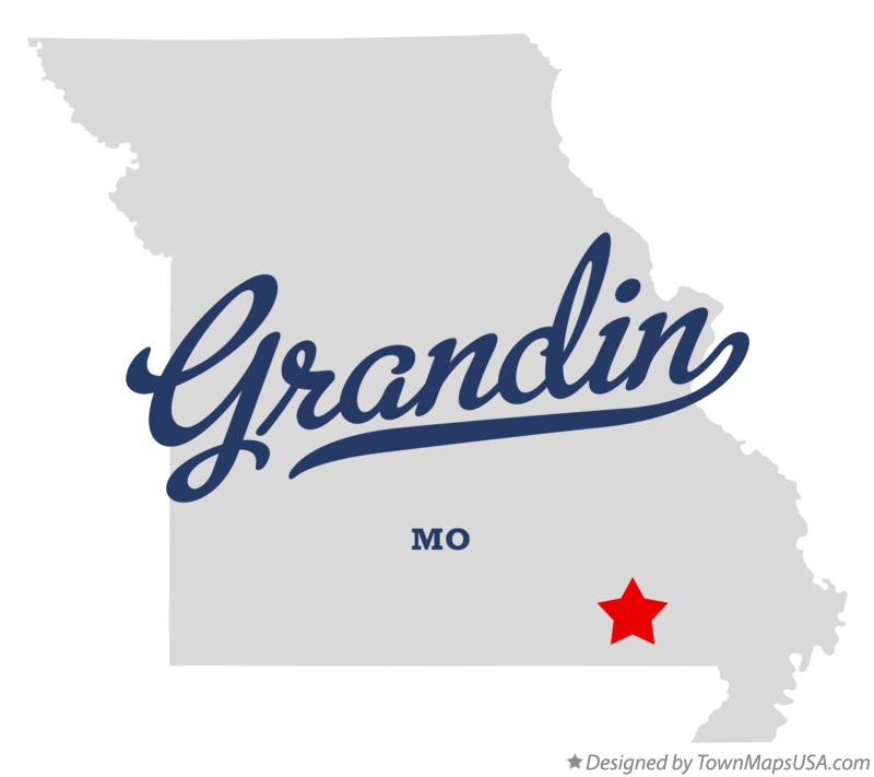 Map of Grandin Missouri MO