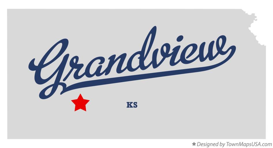 Map of Grandview Kansas KS