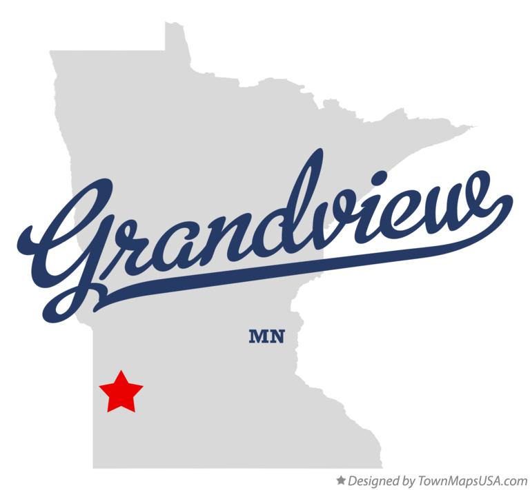 Map of Grandview Minnesota MN