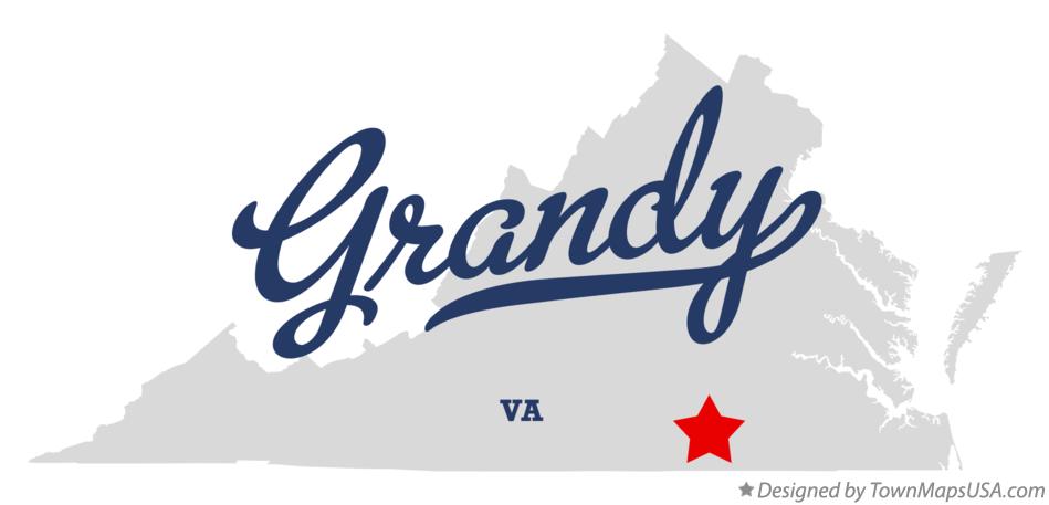 Map of Grandy Virginia VA