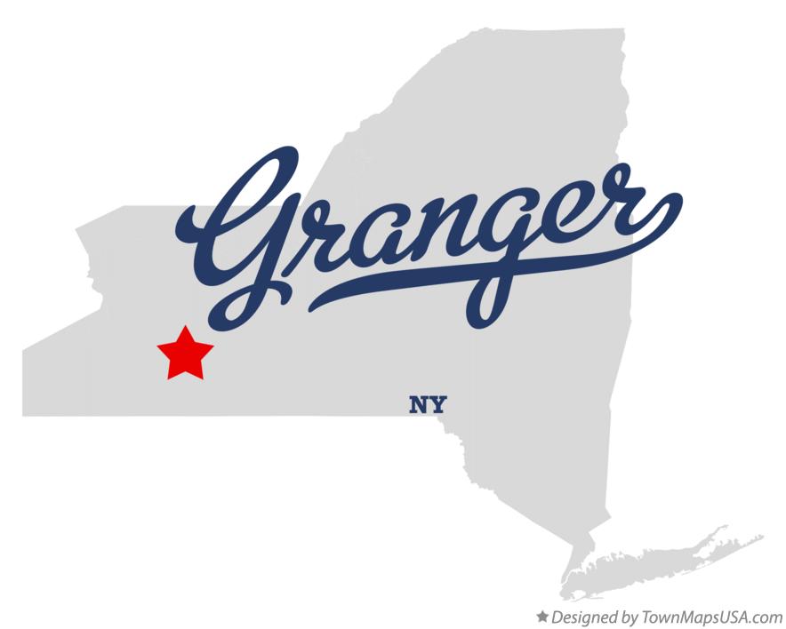 Map of Granger New York NY