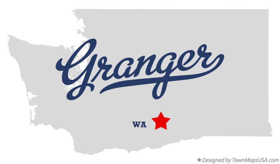 Map of Granger Washington WA