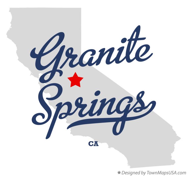 Map of Granite Springs California CA