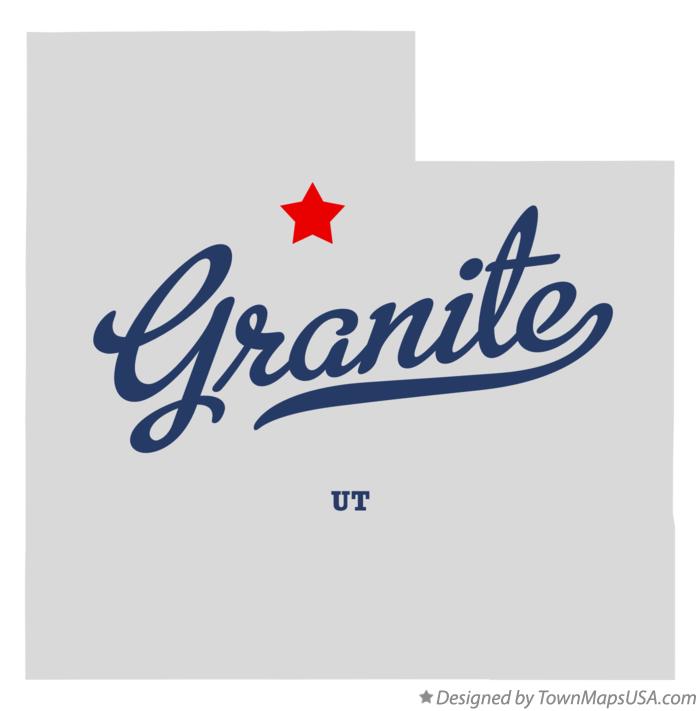 Map of Granite Utah UT