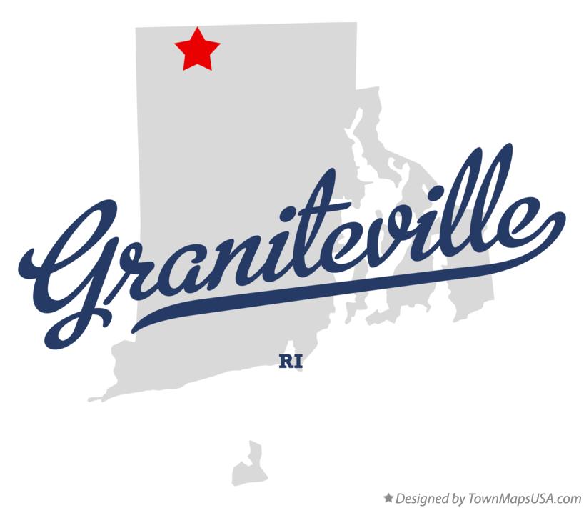 Map of Graniteville Rhode Island RI